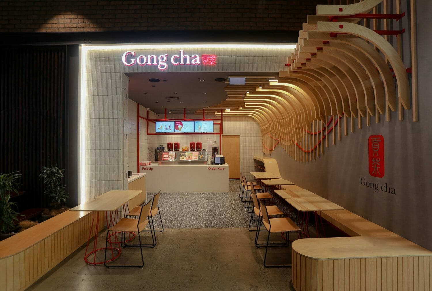 Interior design for Gong Cha