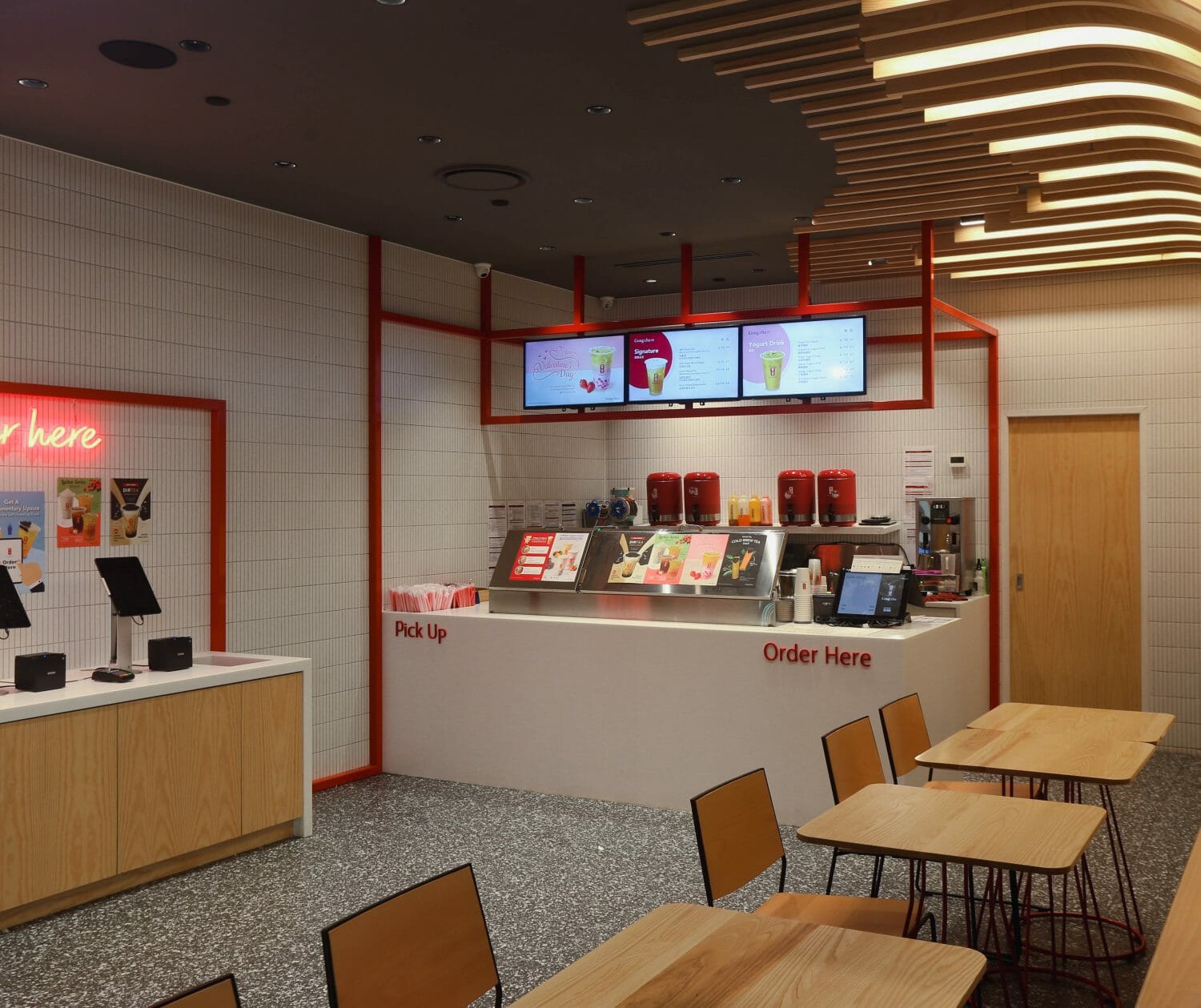 Interior design for Gong Cha