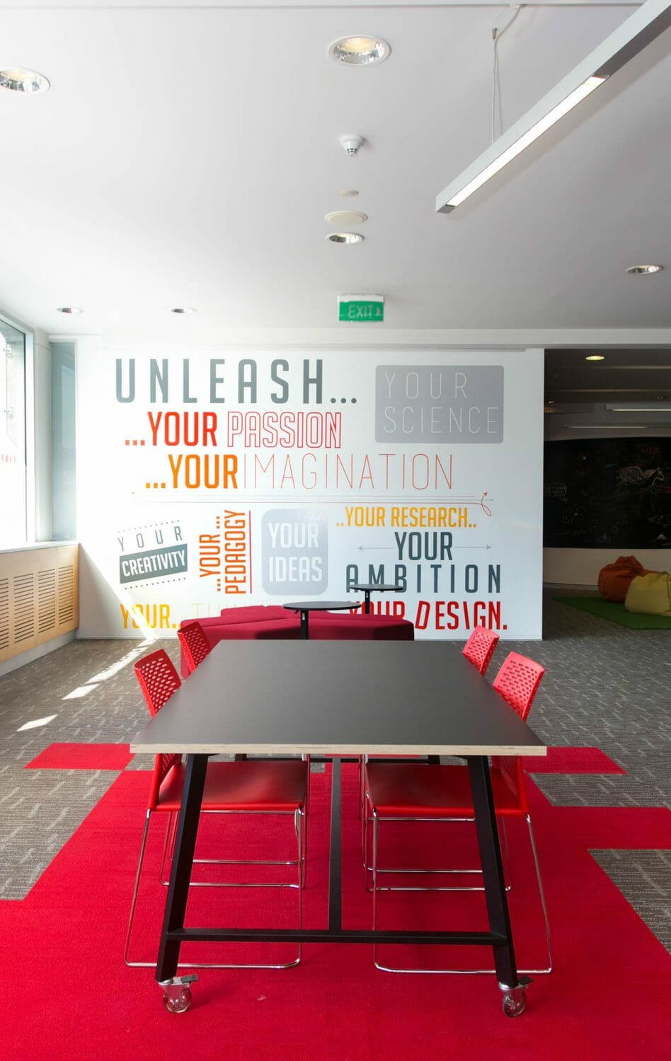 Wall Graphics of Unleash - University of Auckland