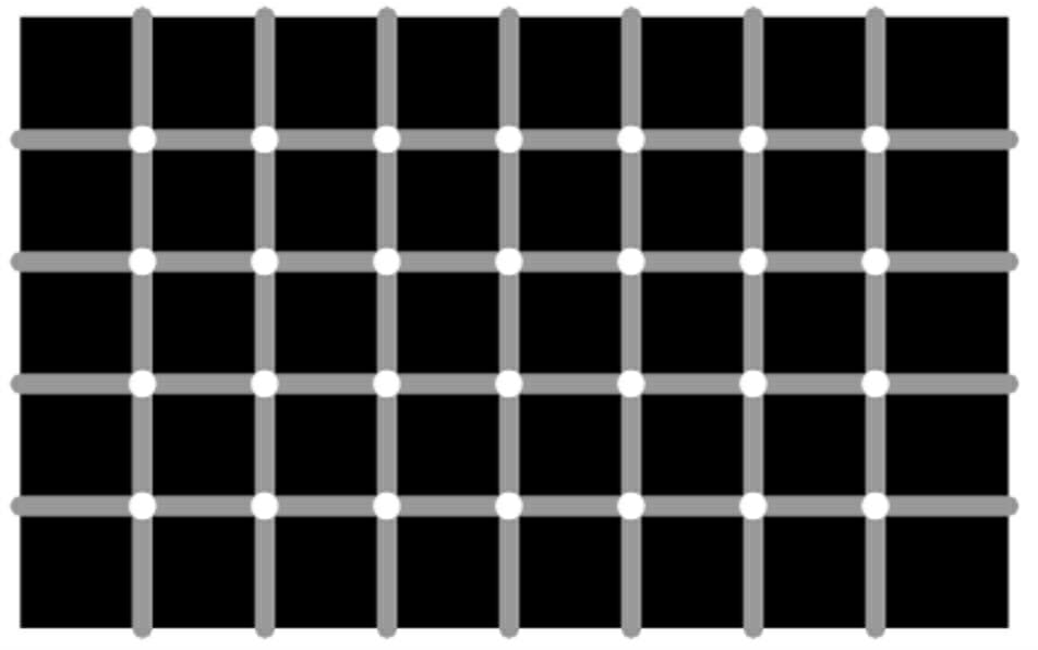 black dots