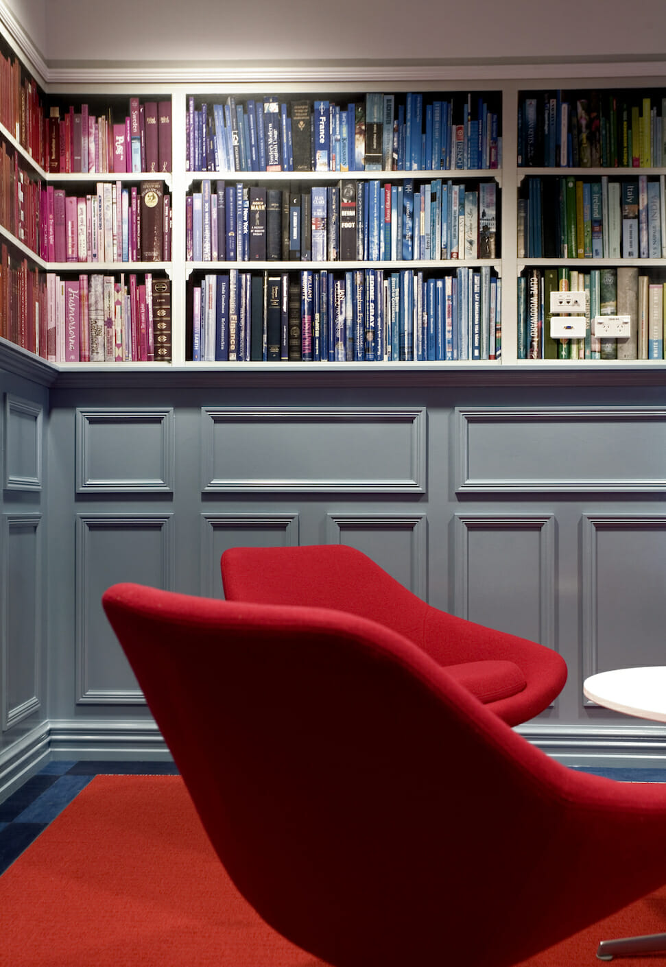 Library Interior Design for BankStream