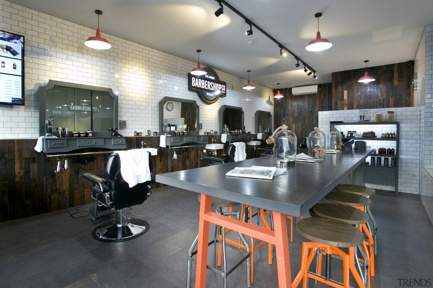 Interior Design for Barbershop