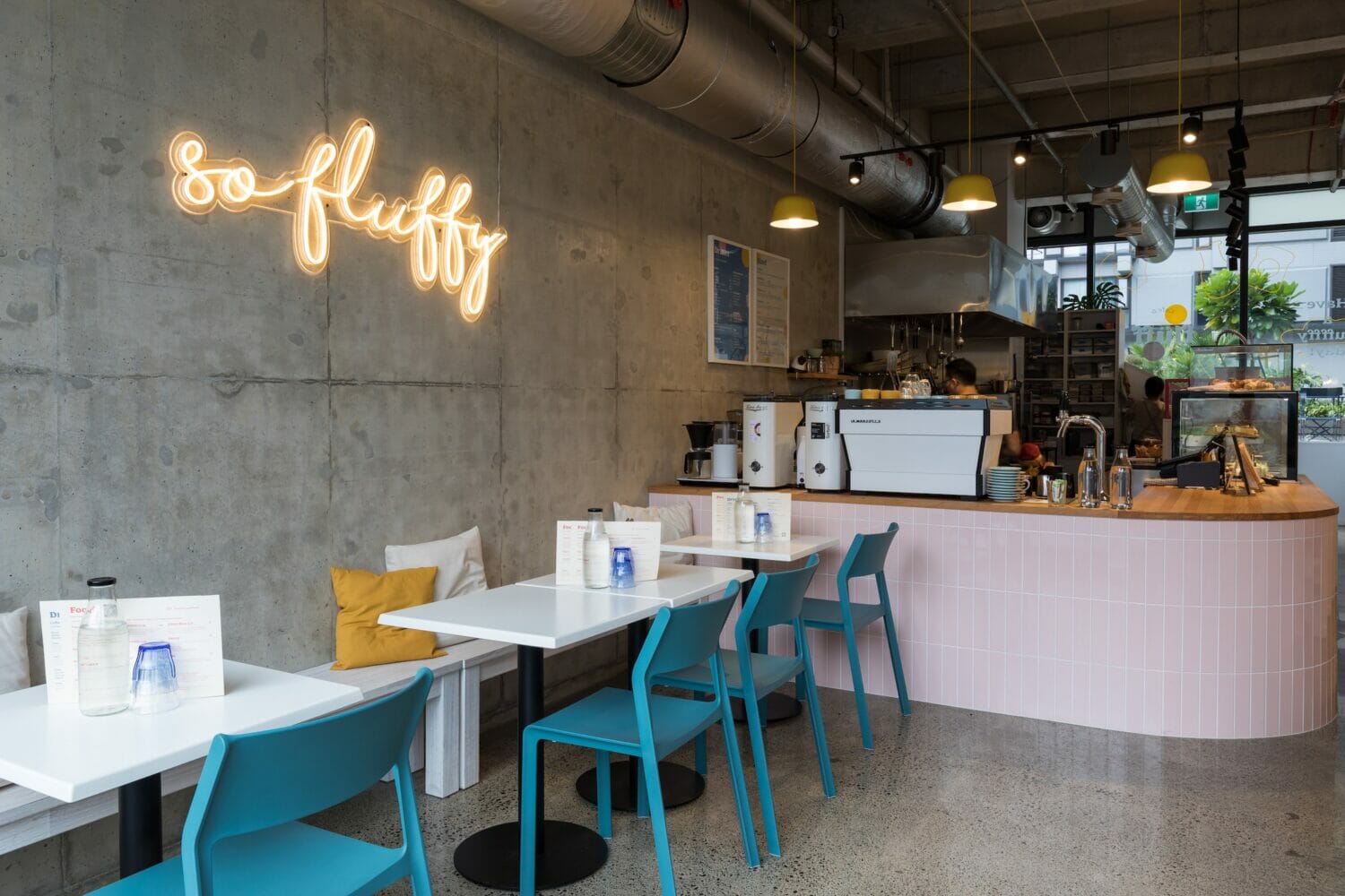 Interior design for Fluff Cafe