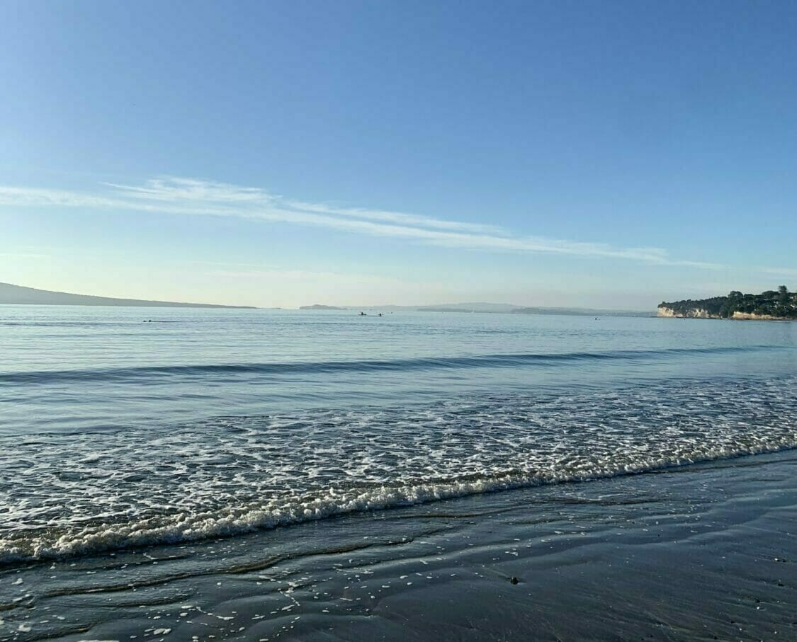 Close up view of a Beach