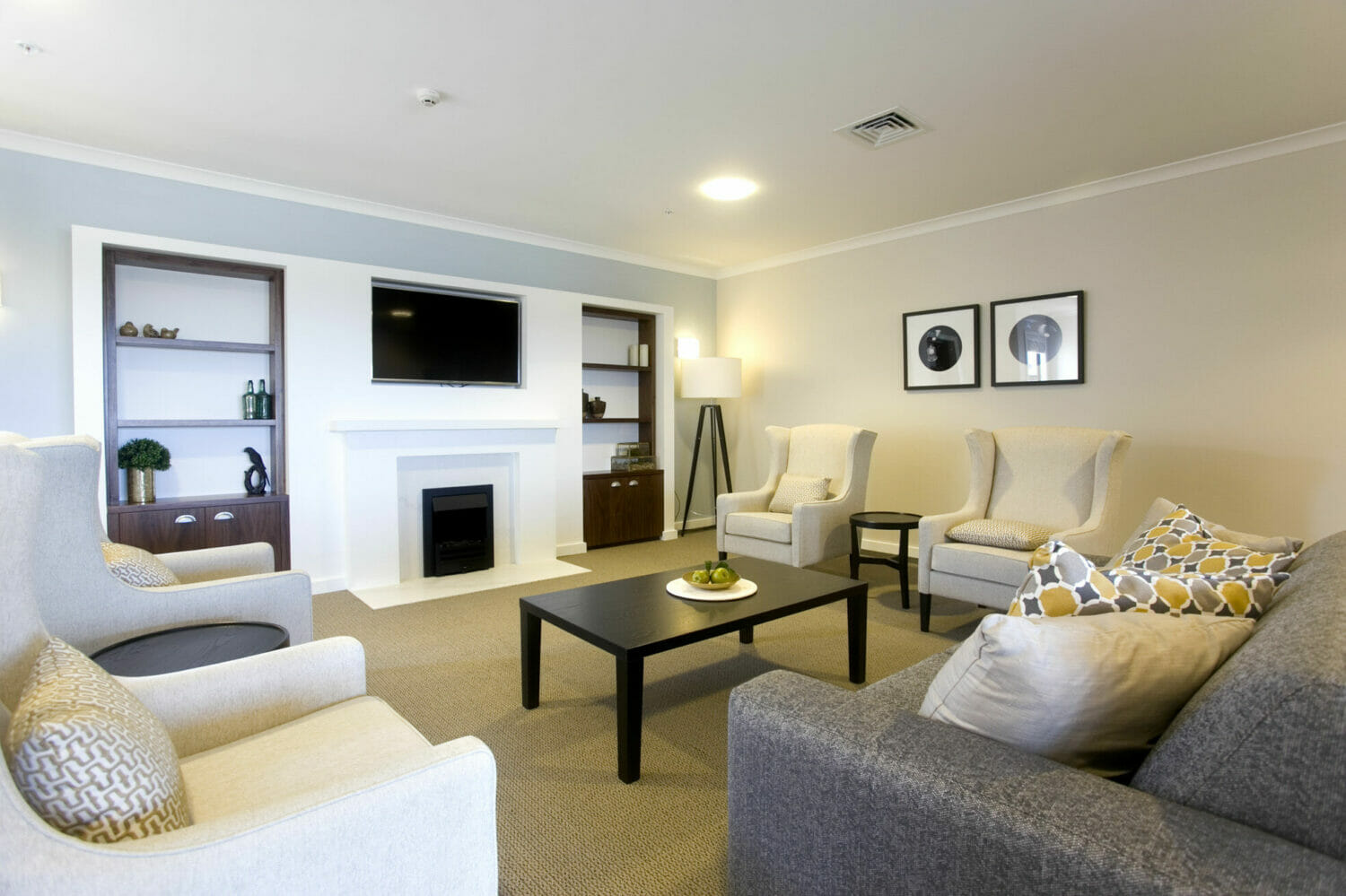 Living room design for Aged Care