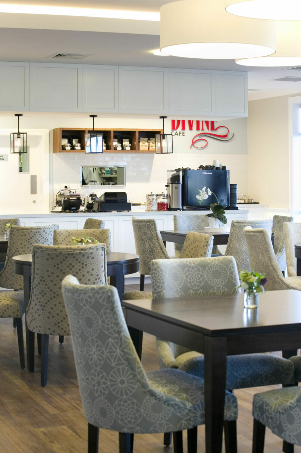 Interior design for Divine Cafe