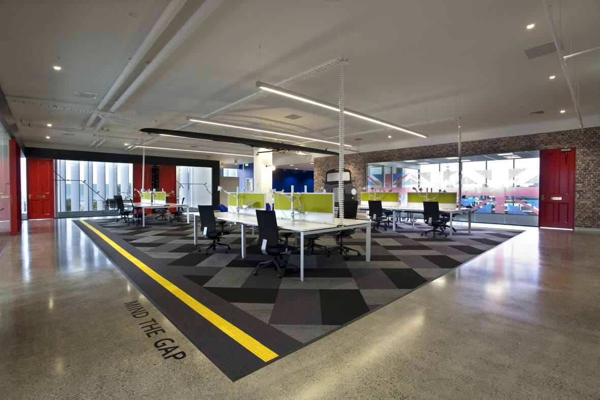 Interior office design for BankStream
